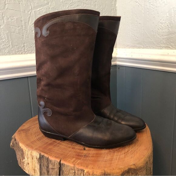 Peter Kaiser Brown Leather Boots (6.5) - Picture 1 of 11